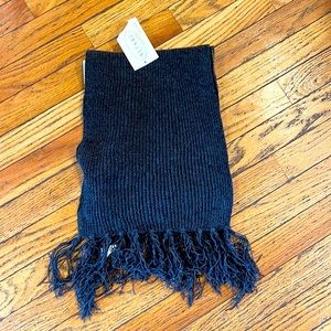 Dark gray scarf